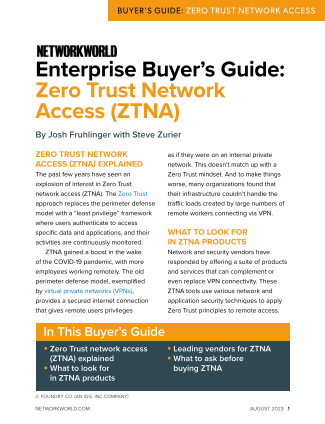 Download the Zero Trust network access buyer's guide PDF - Vimarsana News