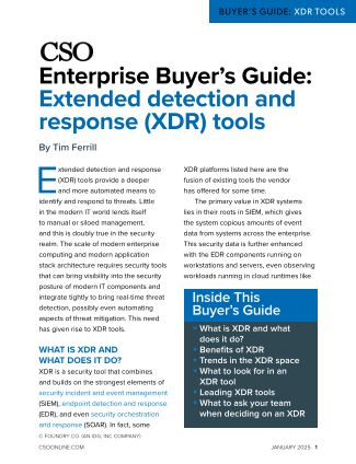 Get our extended detection and response (XDR) buyer’s guide